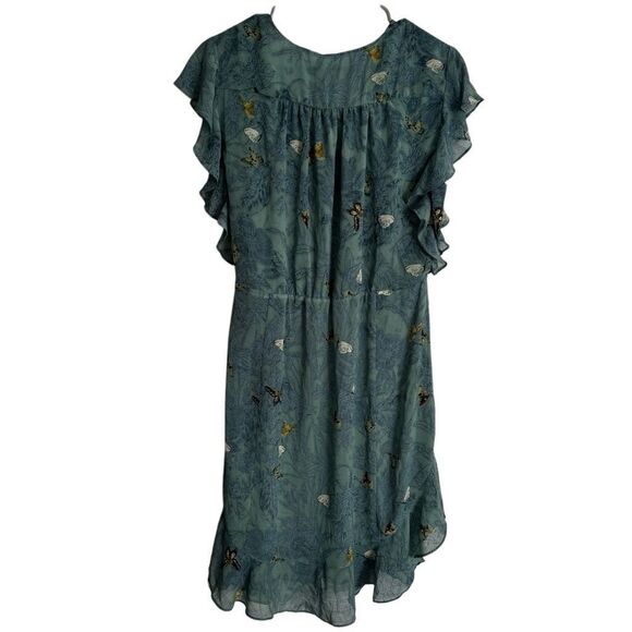 **BNWT Anthropologie Osuna feather Tunic maxi top L - Picture 5 of 10
